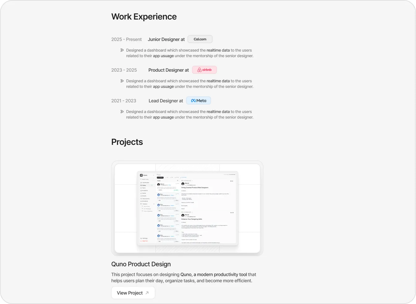 Sidefolio template preview