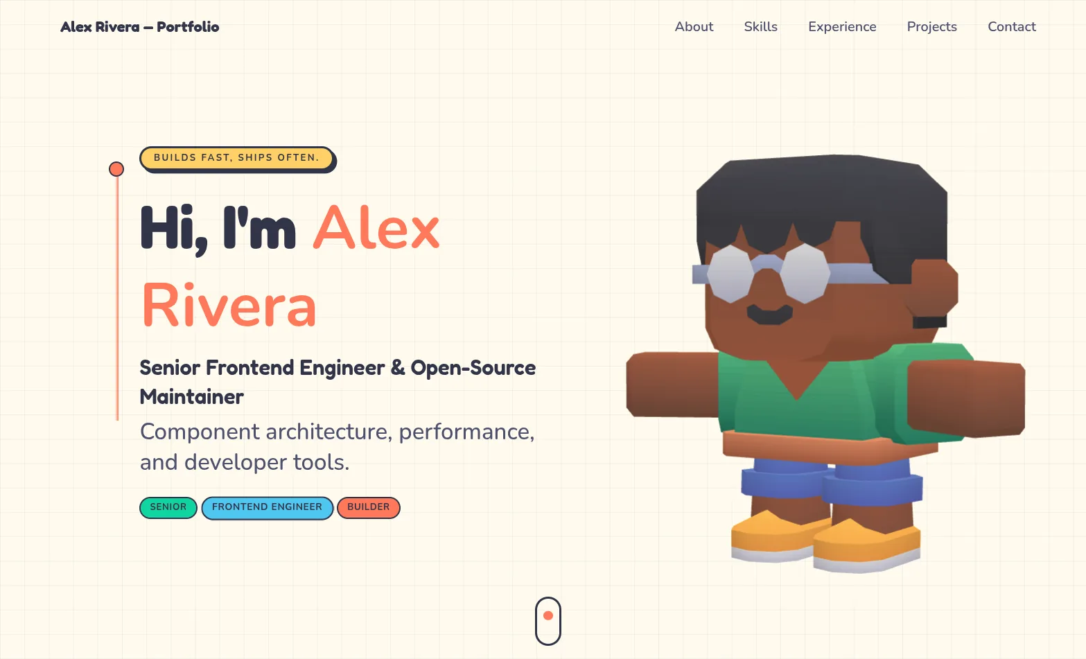 3D Studio template preview